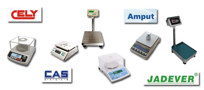 Industrial Weighing Scales Amput, Cely, Cas, Jadever 