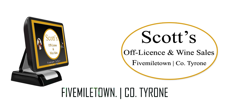 Off Licence ePOS Scotts Bar Fivemiletown Co. Tyrone