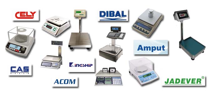 Weighing Scales Acom, Amput, Cas Cely, Dibal, Jadever. Astec Marsden